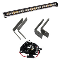 S8 30 Inch Grille Upper Light Kit - '11-16 F-250/350 Super Duty (Driving/Combo; Clear)