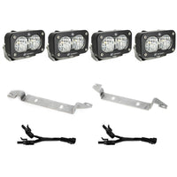 S2 Sport Fog Pocket Kit - '22-On Tundra (Wide Cornering; Clear)
