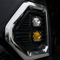 S1 Dual Fog Pocket Kit - '19-22 Sierra 1500 (Wide Cornering/Spot; Clear/Clear)