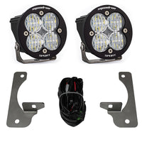 Jeep JK Squadron-R Sport Fog Pocket Light Kit - Jeep 2007-09 Wrangler JK; NOTE: W/ Premium OE Bumper (Clear)
