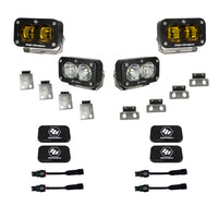S2 SAE Amber/S2 Pro Fog Pocket Kits - Ford '21-On F-150 Raptor  '23-On Bronco Raptor  '24-On F-150 Raptor 37/R