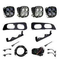 Squadron SAE/Pro Fog Pocket Kit - 2023-On Ford F-250/350 Super Duty (SAE Fog; Clear; Toggle Wiring)