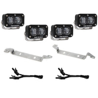 S2 SAE OEM Fog Light Replacement Kit - 2024-On Toyota Tacoma (SAE Spot; Clear)