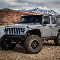 OnX6+ 50 Inch Roof Mount Kit - '07-18 Wrangler JK (Driving/Combo; Clear)