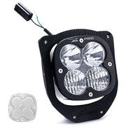Husqvarna XL Pro (D/C) Headlight Kit - 2024-On FE 350S; FE 501S; FE350W; FE 501W; FE 450; TE 150; TE 250; TE 300 (Driving Combo; Clear)