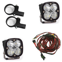 PowerSports Squadron Sport Horizontal Mount Light Kit (Driving/Combo; Clear; 2 Inch Mount)