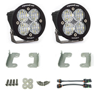 Squadron-R Sport Fog Pocket Kit - '10-18 Wrangler JK; W/ Standard OE Bumper (Wide Cornering; Clear)