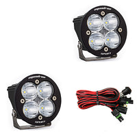 Squadron-R Sport Black LED Light Pod Pair (Work/Scene; Clear)