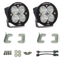 Squadron-R Pro Fog Pocket Kit - '10-18 Wrangler JK; W/ Standard OE Bumper (Wide Cornering; Clear)