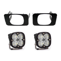Ford Squadron Sport Fog Pocket Light Kit - '15-20 F-150; '17-22 F-250/350 Super Duty (Wide Cornering; Clear)