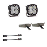 Squadron Pro Fog Pocket Kit - '99-10 F-250/350 Super Duty (Wide Cornering; Clear)