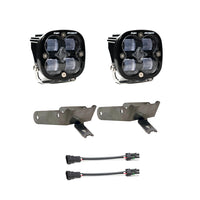 Squadron SAE Fog Pocket Kit - '99-10 F-250/350 Super Duty (SAE Fog; Clear)