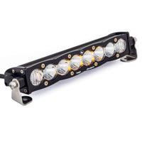 S8 Straight LED Light Bar (10 Inch; Driving/Combo; Clear)