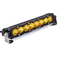 S8 Straight LED Light Bar (10 Inch; Driving/Combo; Baja Amber)
