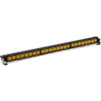 S8 Straight LED Light Bar (30 Inch; Wide Cornering; Baja Amber)