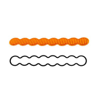 S8 Light Bar Lens Kit (10 Inch; Wide Cornering; Factory Amber)