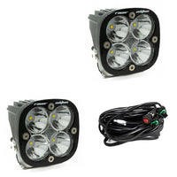 Squadron Racer Edition LED Light Pod Pair (Racer Spot; Clear)