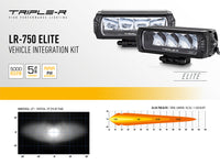 Triple-R Ford Ranger Lariat Grille Kit With LR-750 Elites - GK-USFRL-ELITE-02K