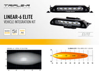 Triple-R RAM 1500 DT Series - Limited Grille Kit With Linear-6 Elite - GK-USR1500-ELITE-02K