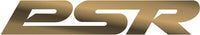 PSR 5cm Sticker -Two Toned Gold