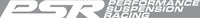 PSR 5cm Sticker with Text - white