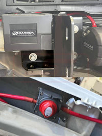 Chevrolet Silverado 2020-On 2500-3500 Khaos Bar Carbon Winch Relocation Bracket