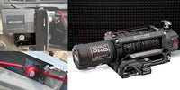 Chevrolet Silverado 2020-On 2500-3500 Khaos Bar Carbon Winch Relocation Bracket & Scout Pro 15K Kit