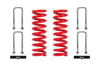 Set Of 2 Front Springs + Rear Lift Blocks